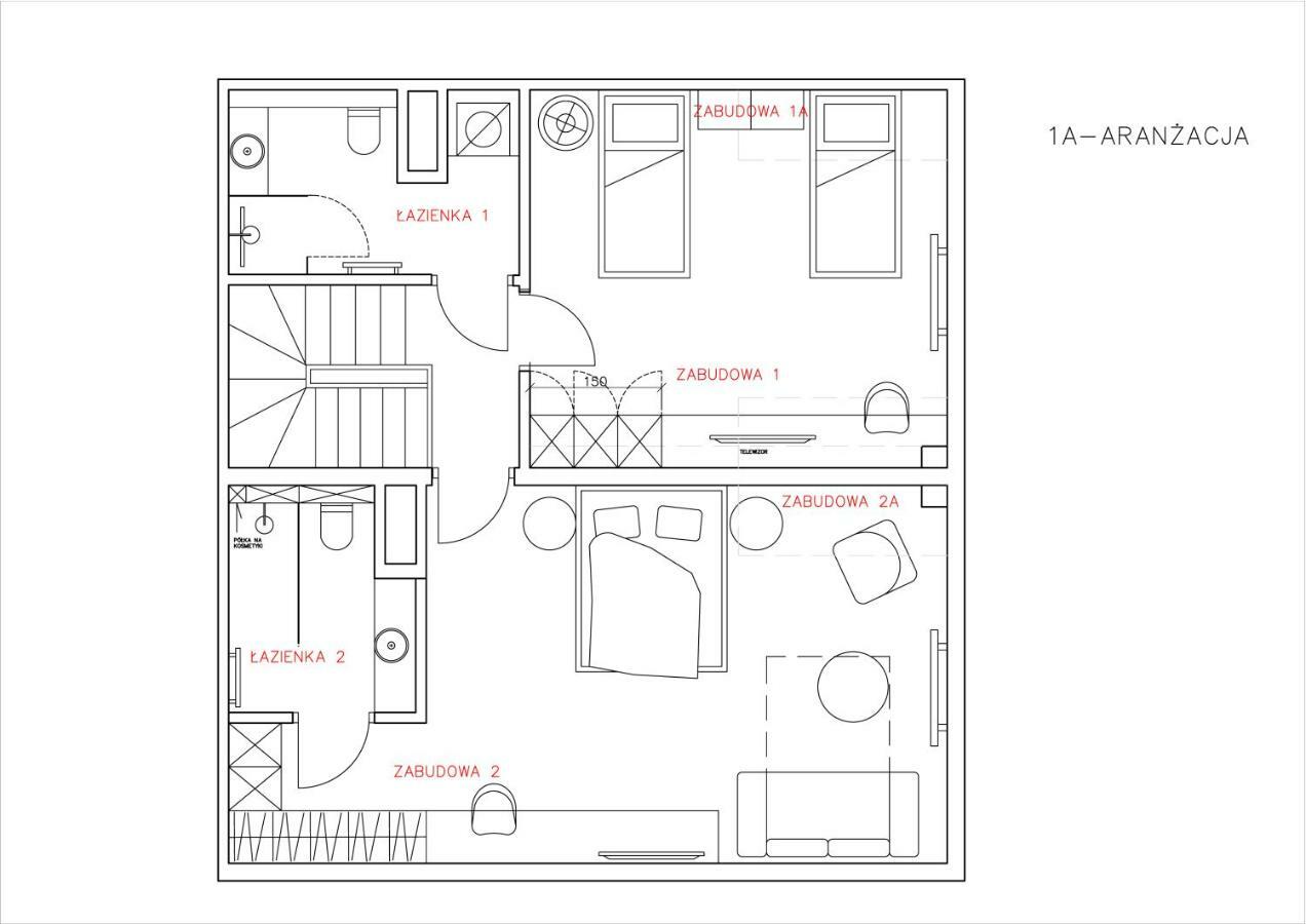 Old Town, Kazimierz, Large Luxurious, 2 Bedroom 2 Bathroom, Airco クラクフ エクステリア 写真